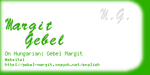 margit gebel business card